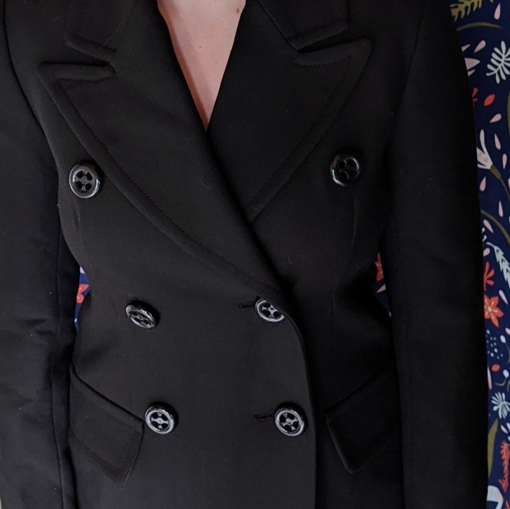 Trina Turk double-breasted coat or pea coat size 2